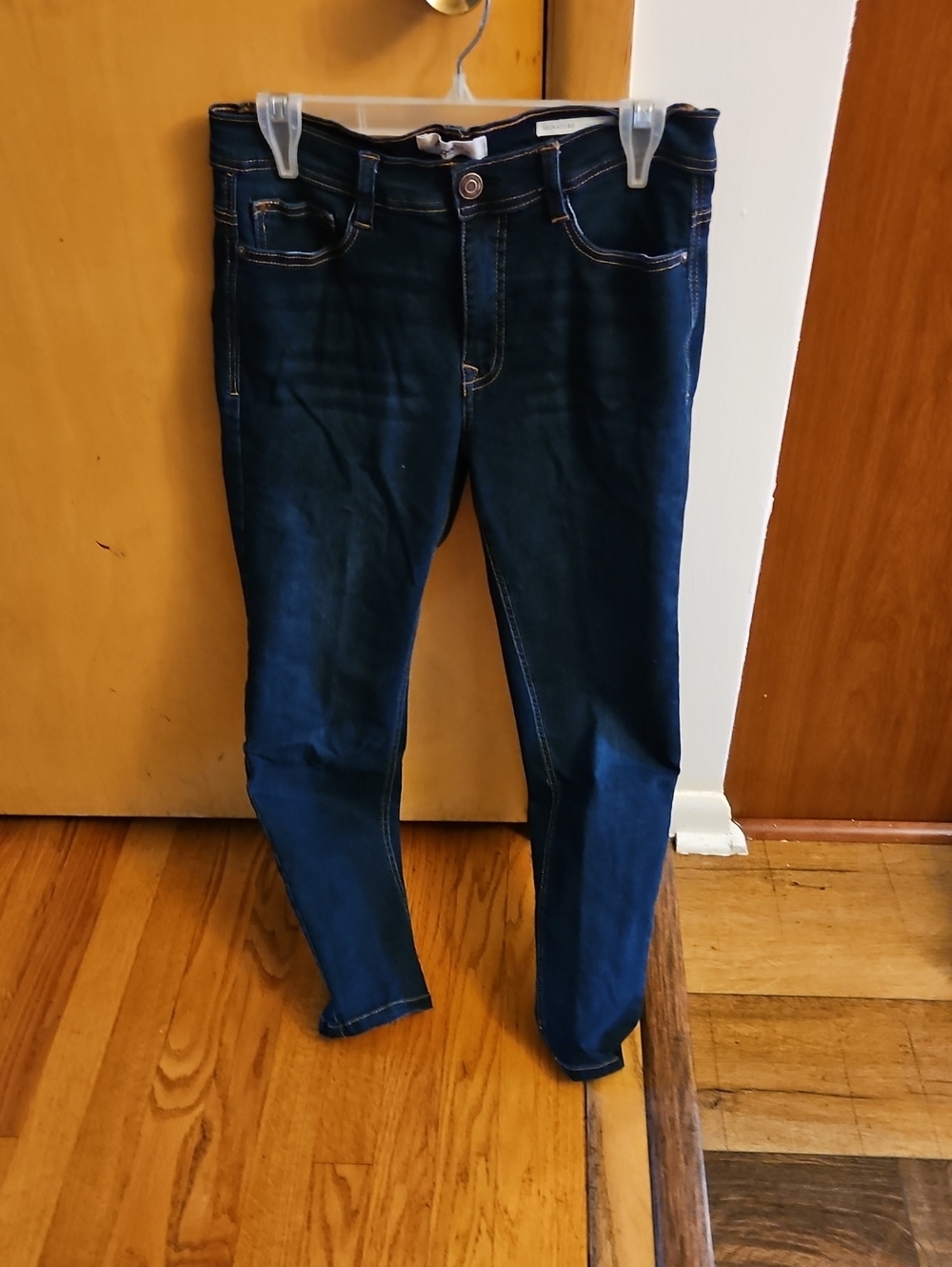 Classic Dark Blue Skinny Jeans for Women